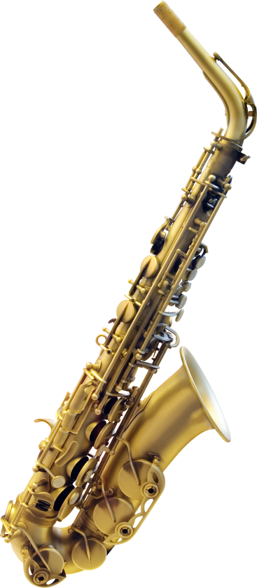 Cutout of Saxophone